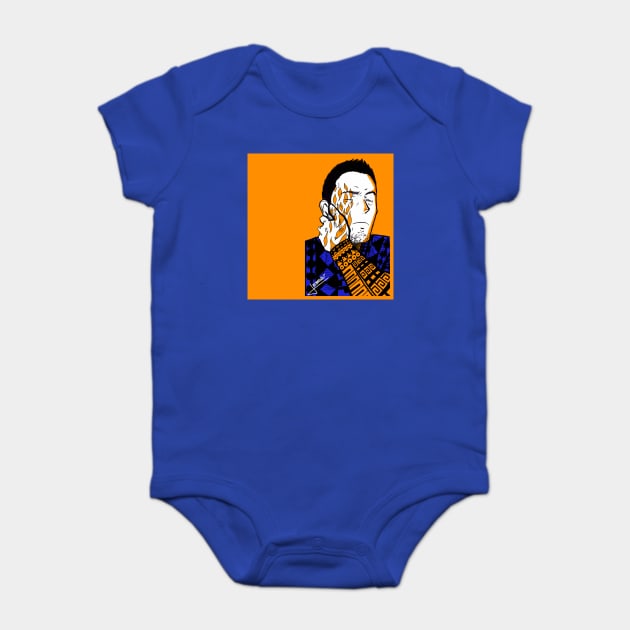 me myself and i selfie ecopop Baby Bodysuit by jorge_lebeau